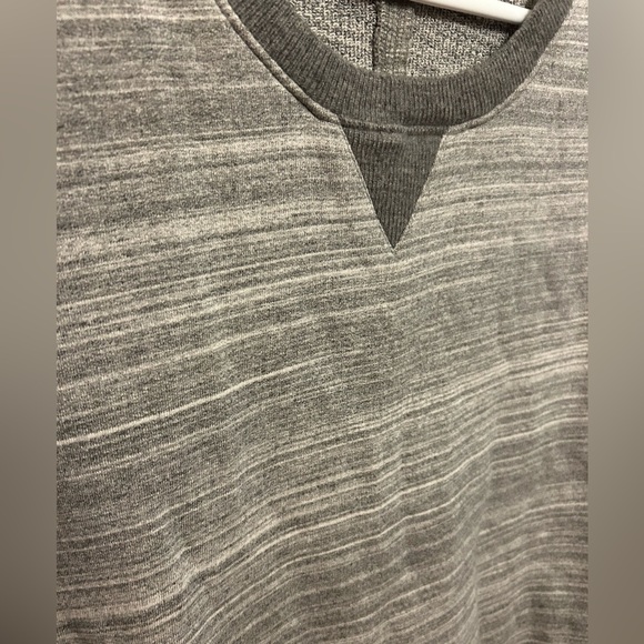 Club Monaco Gray Sweater Dress Tunic Terry Crew Neck size 10 - Picture 3 of 7